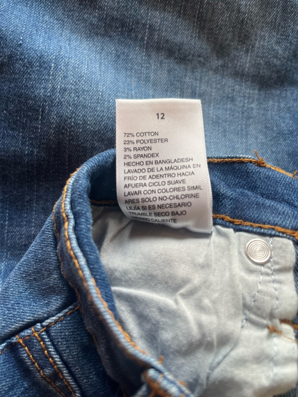 Urban Republic Womens Slim Straight Jeans Size 12 Blue Denim Mid Rise Stretch - Picture 8 of 16